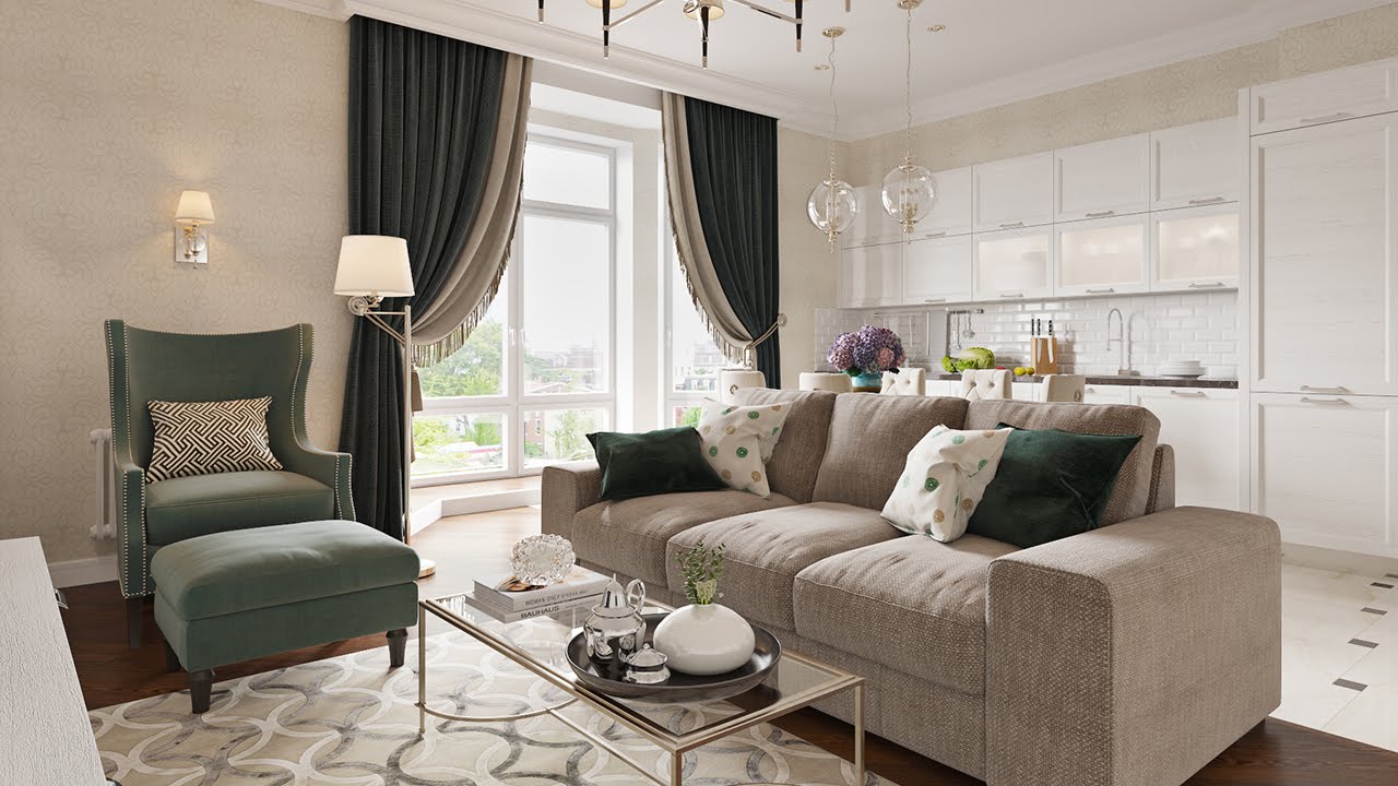 Design de maison de style néoclassique