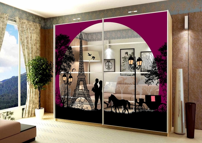 Impression photo sur le miroir