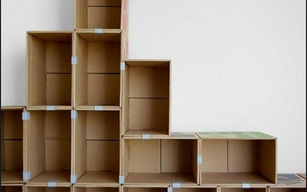 Rayonnage en carton