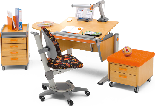Bureaux informatiques pour écoliers