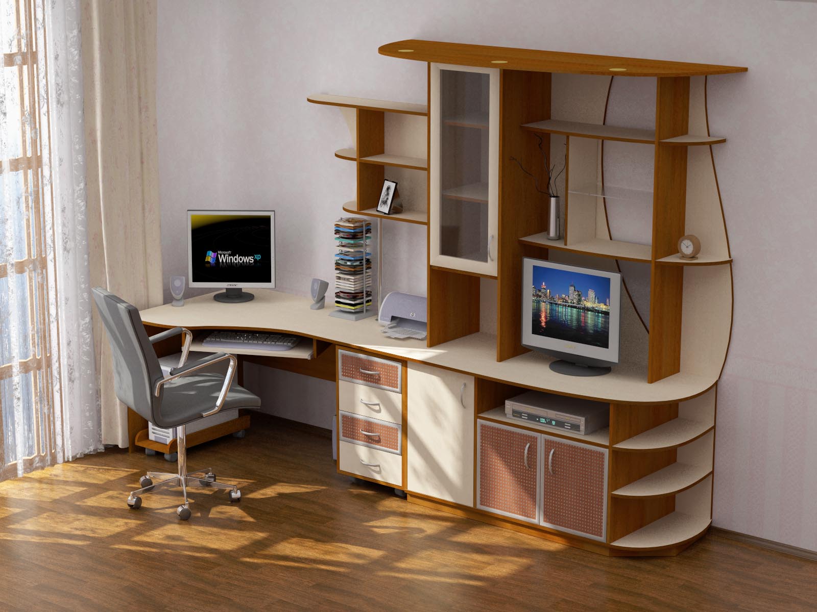 Bureau d'ordinateur pour écolier