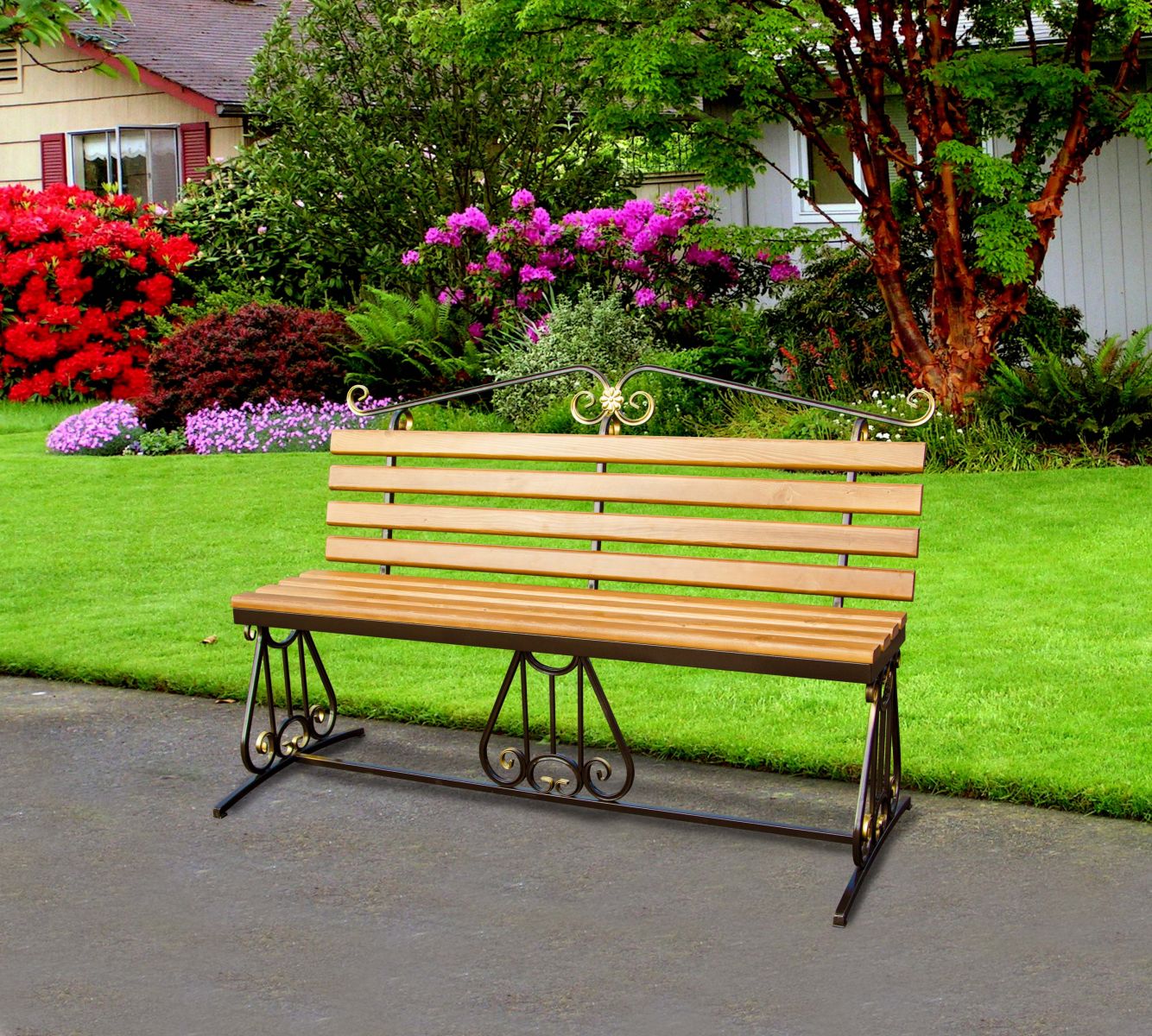 Mobilier de jardin chaussé pour un jardin et une résidence d'été