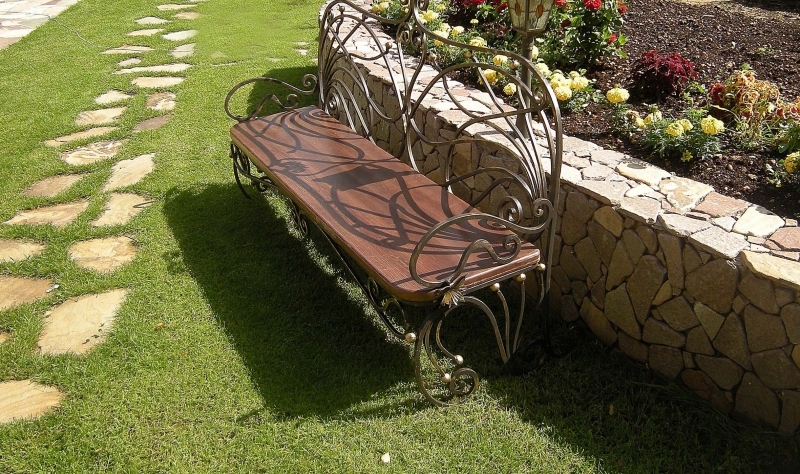 Meubles de jardin Shod - un banc pour une résidence d'été