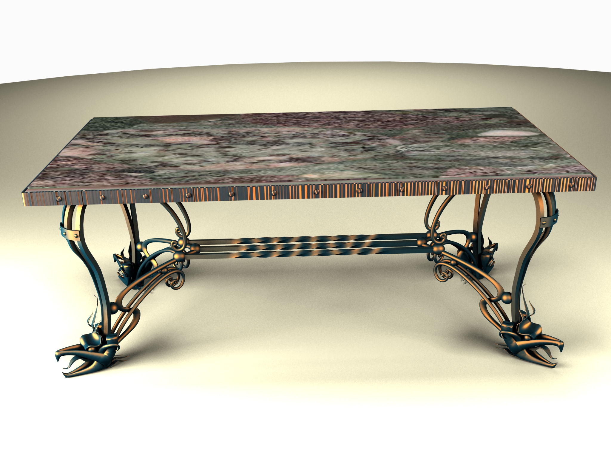 Table forgée
