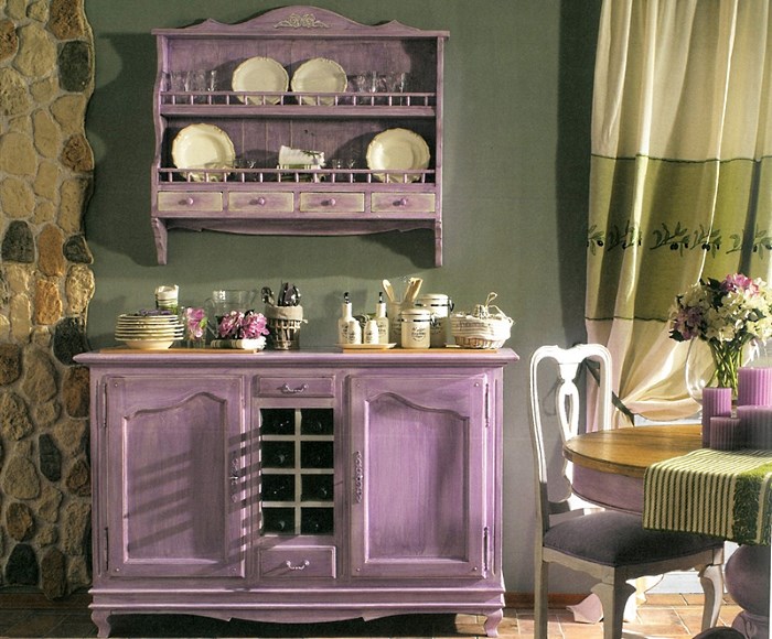 Meubles dans la cuisine de Provence