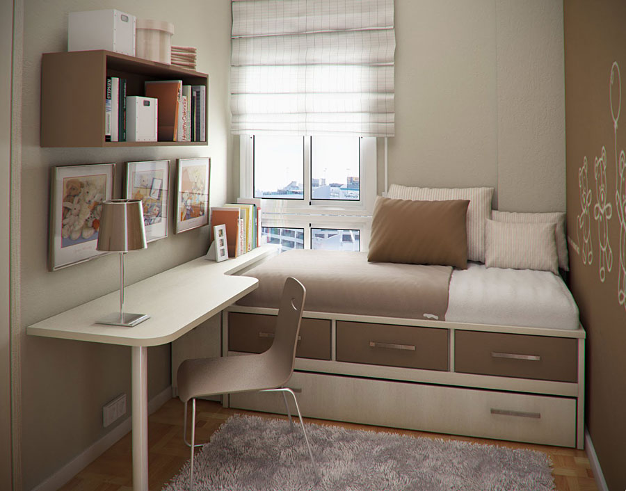 Minimalisme à l'intérieur de la chambre