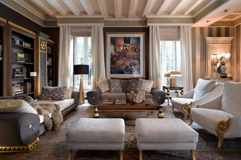 Poufs doux pour la maison