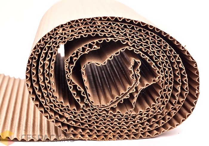 Carton d'emballage double couche