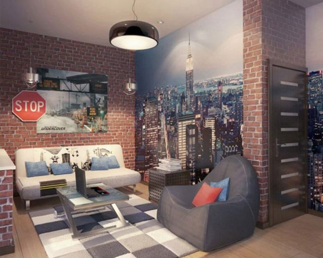 Intérieur original de la chambre de bébé