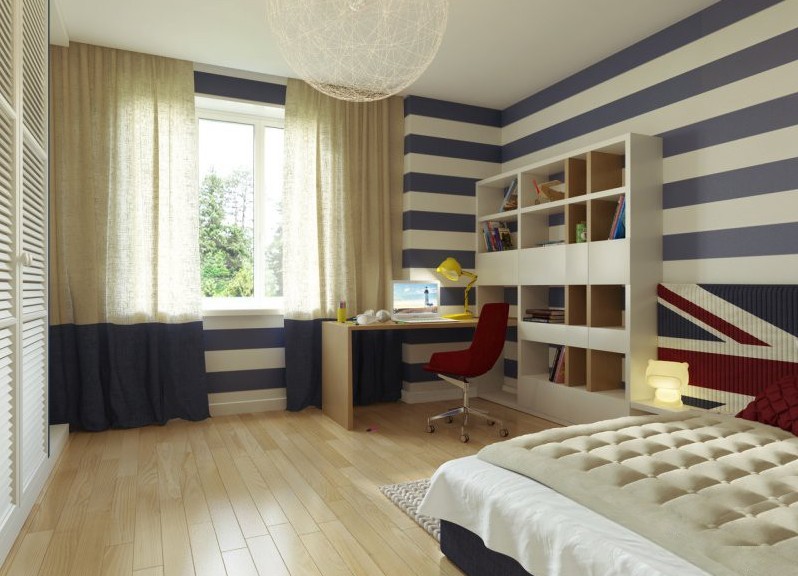 Caractéristiques de l'organisation d'une chambre de garçon