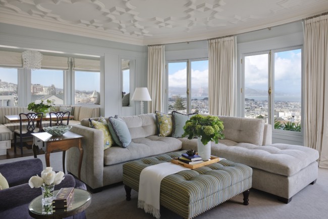 Meubles rembourrés pratiques pour une maison privée