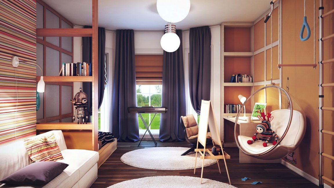 Placement pratique de meubles modernes
