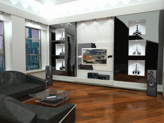 Beau salon spacieux