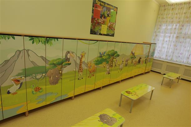 Vestiaire à la maternelle