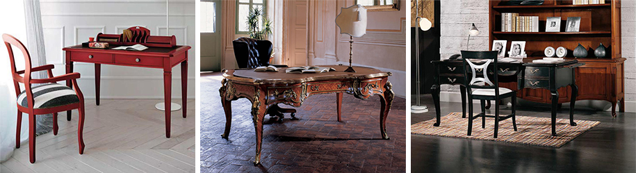 Diverses tables de travail