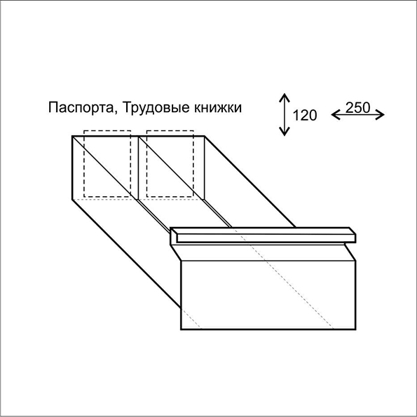 Dimensions du tiroir