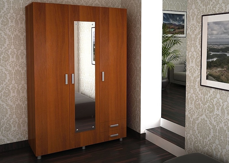 Armoire et miroirs
