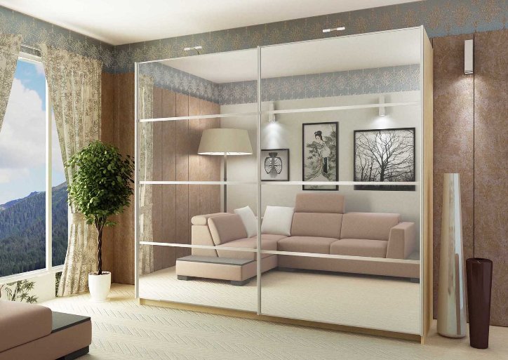 Armoire coulissante dans un intérieur