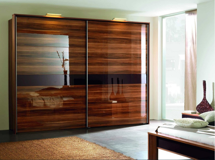 Armoire coulissante dans un intérieur moderne