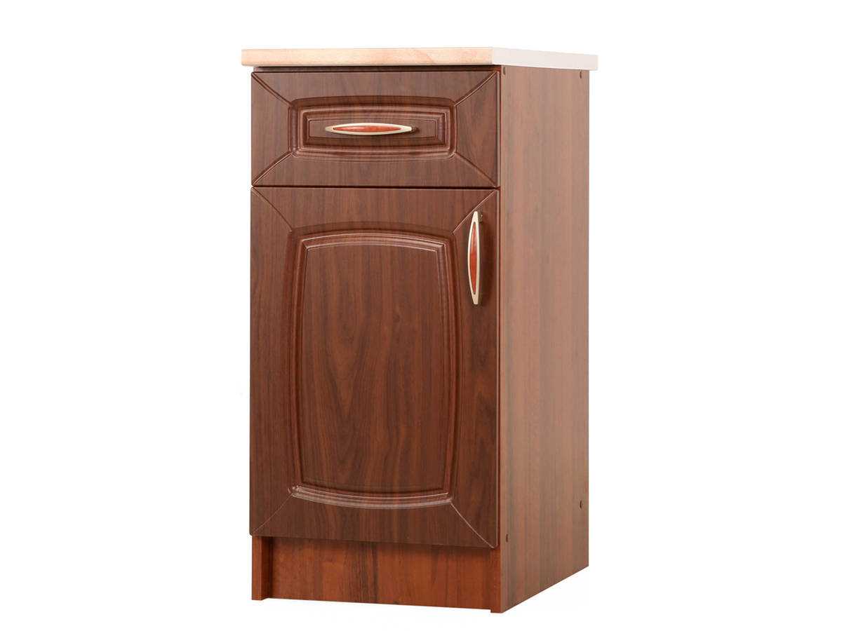 L'armoire est au sol