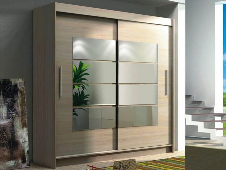 Armoire avec inserts miroir