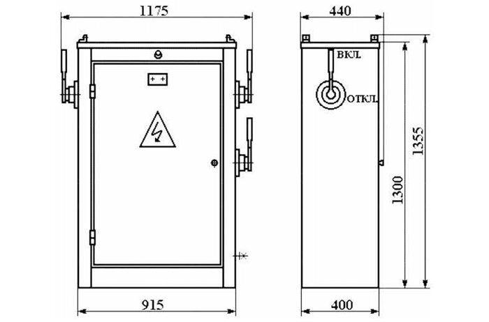 Armoire électrique avec dimensions