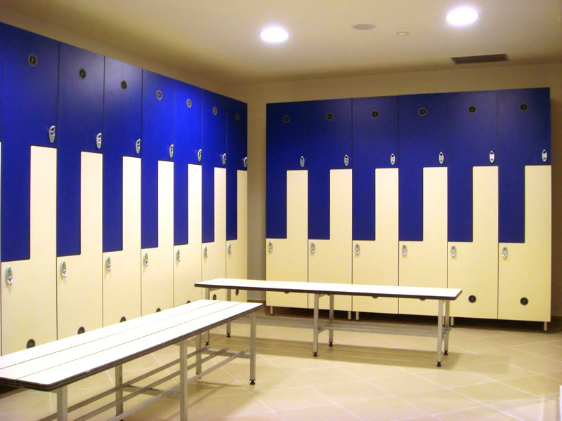 Vestiaires en aggloméré