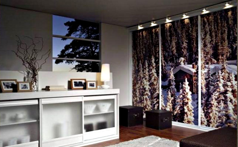 Armoires coulissantes avec impression photo - une tendance à la mode dans le domaine du design