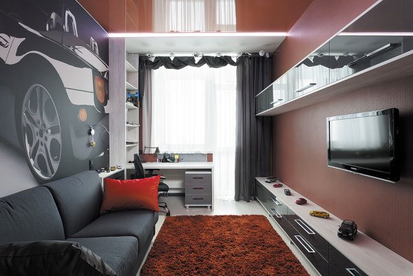 Tons gris de l'intérieur de la pièce