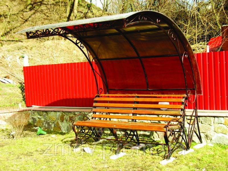 Banc à baldaquin