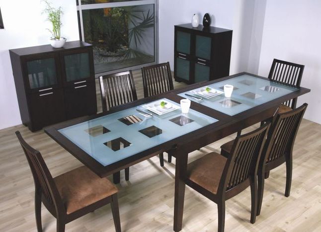 Table en verre pour la maison