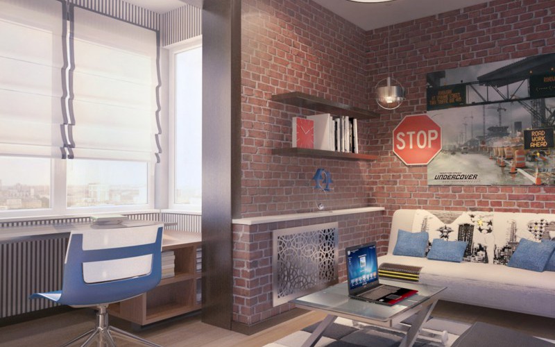 Style loft à l'intérieur