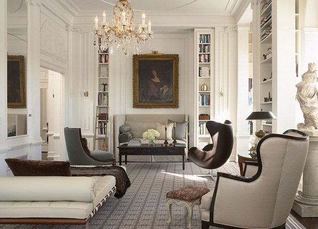 Style néoclassique à l'intérieur