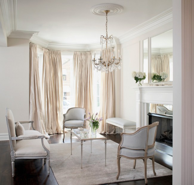 Salon élégant et sophistiqué