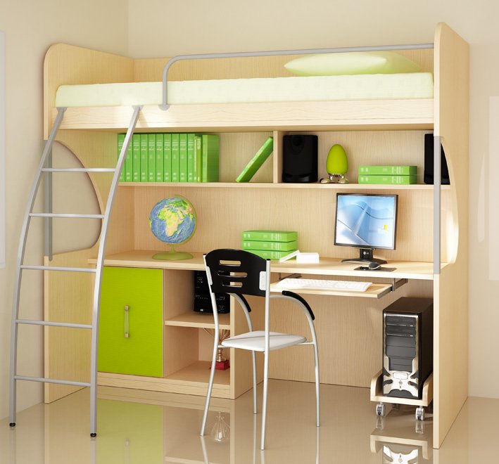 Lit de table pour un enfant