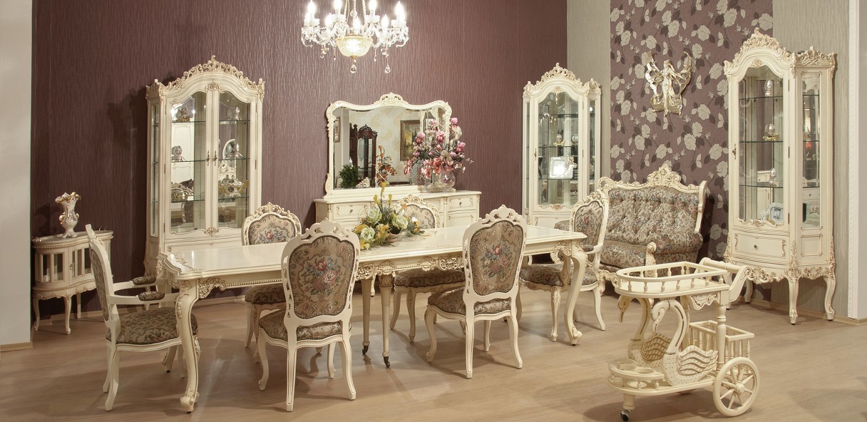 Salle à manger en blanc