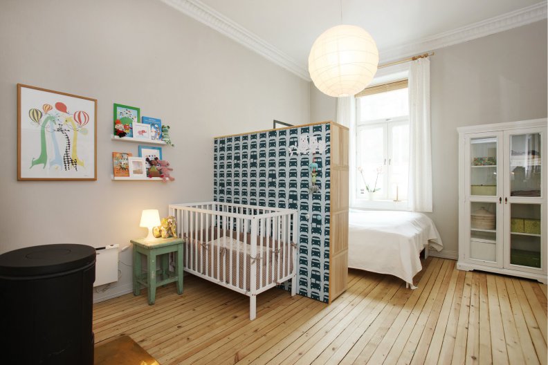 Zonage de la chambre des parents et de l'enfant avec un placard