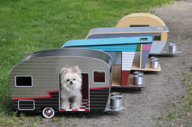 Niche à chien en aluminium