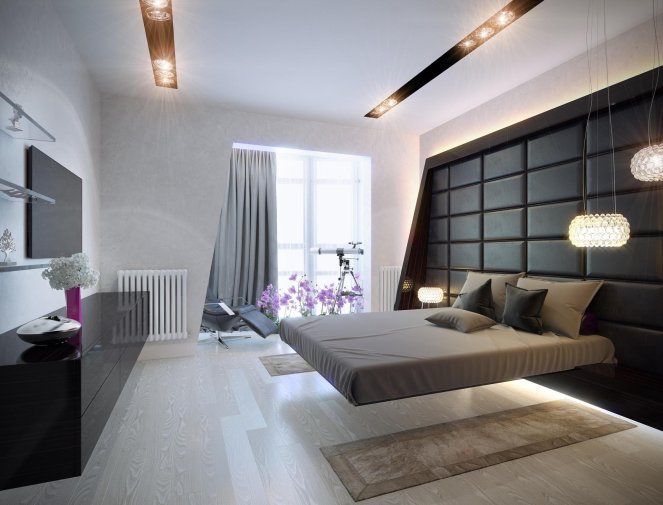 Mobilier de chambre beige