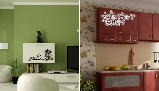Autocollants de décoration de meubles