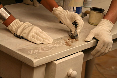 Décor au pochoir