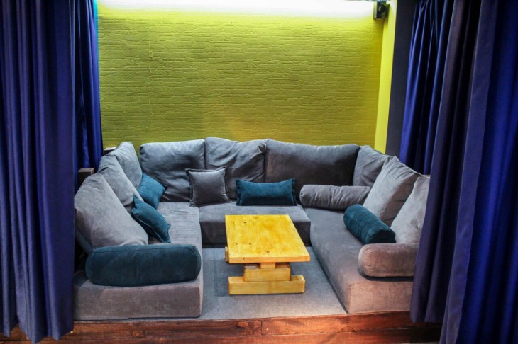 Plateau en bois pour narguilé