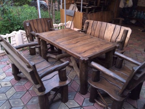 Table et chaise en bois bricolage