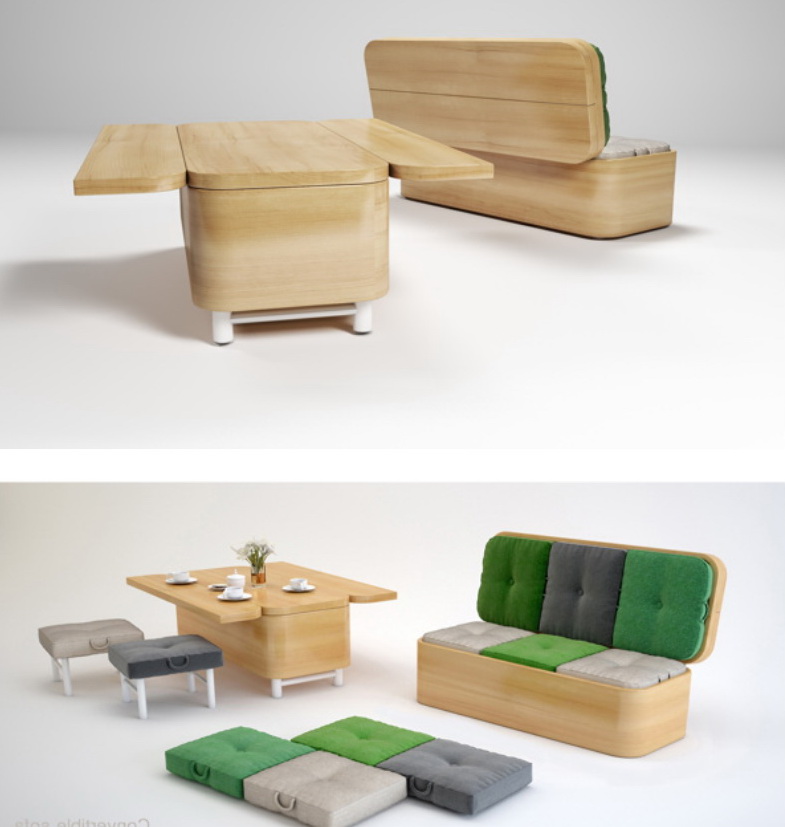 Fonctionnalité du mobilier moderne
