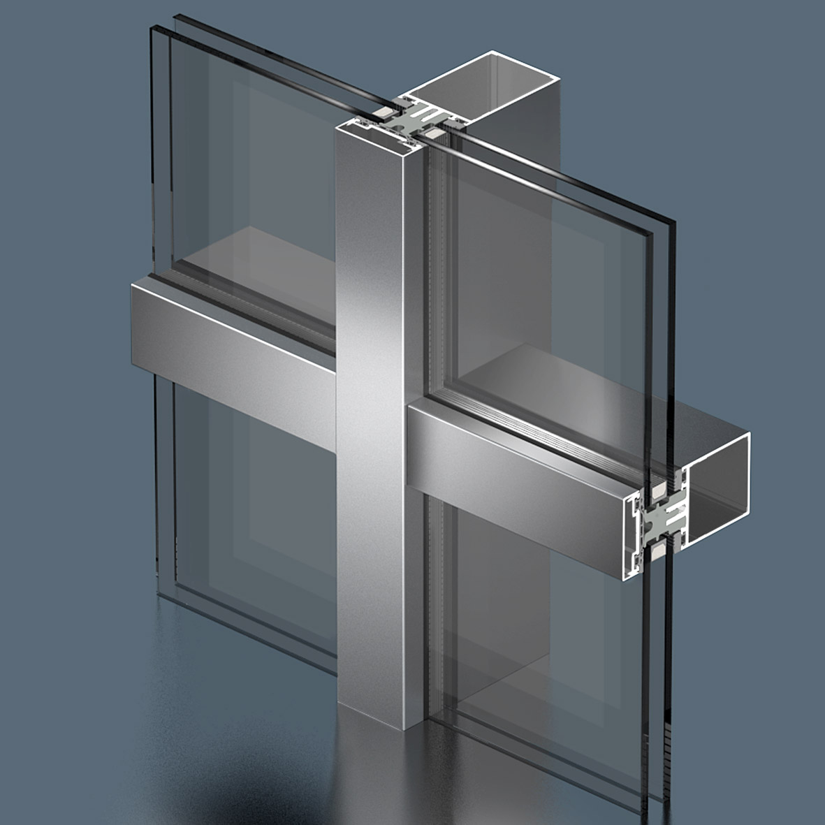 Utilisation d'un profil en aluminium