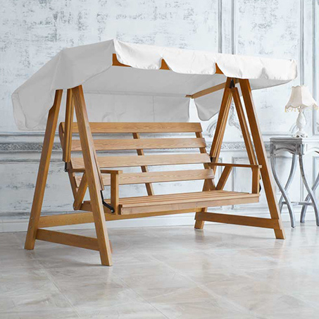 Balançoire en bois