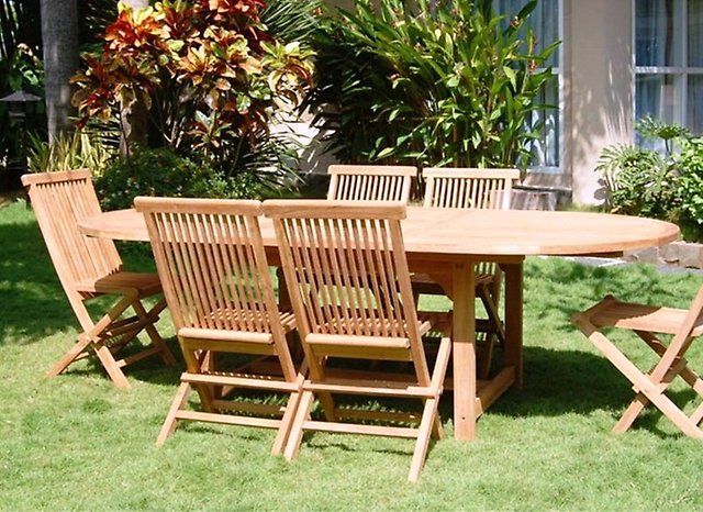 Ensembles de meubles de jardin en bois massif