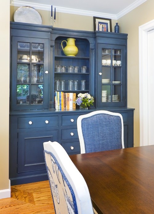 Meubles d'armoire en bleu