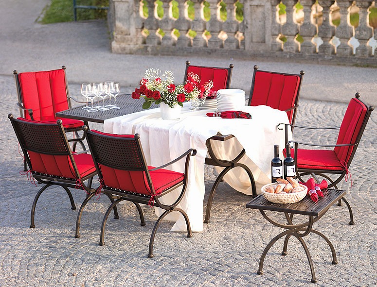 Tissu acrylique rouge