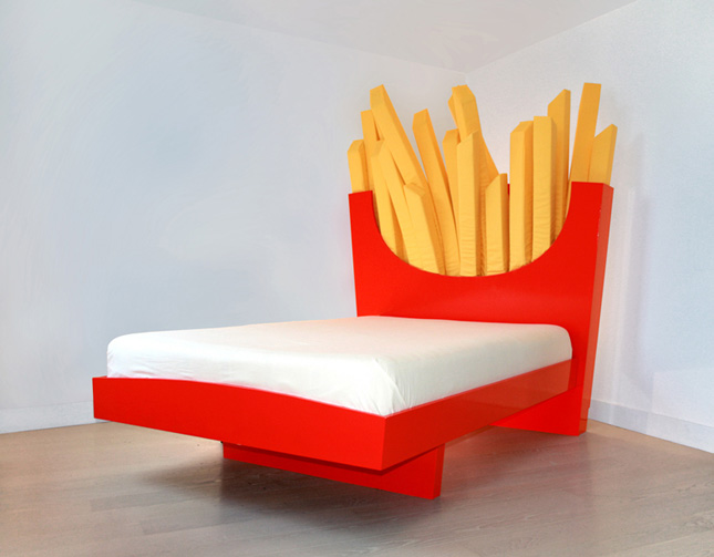 Le lit est lumineux